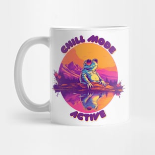 Chill Mode Frog Mug